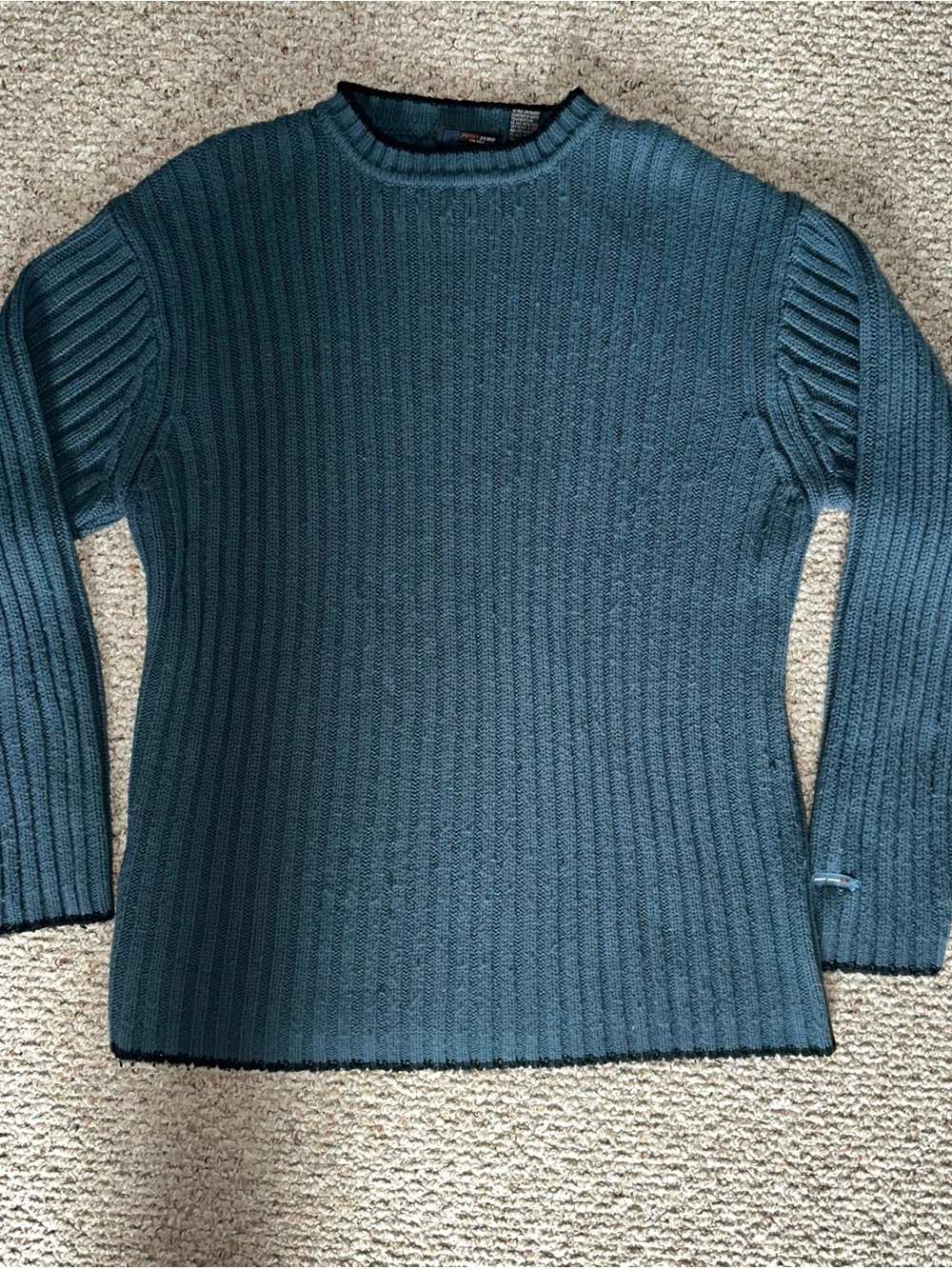Point Zero Crew Neck Sweater - Teal